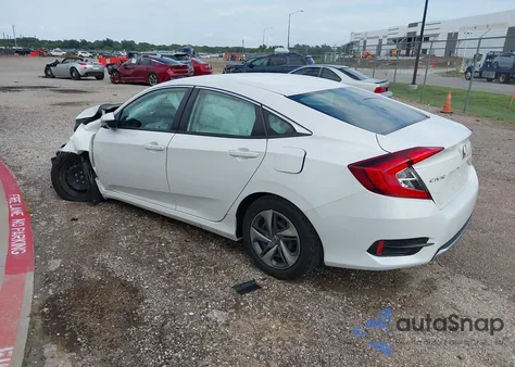 2021 Honda Civic Lx из США, поврежденный, VIN 2HGFC2F6XMH510593